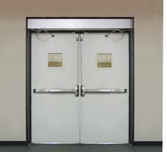 Fireproof steel door