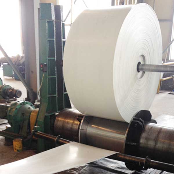 White rubber conveyor belt
