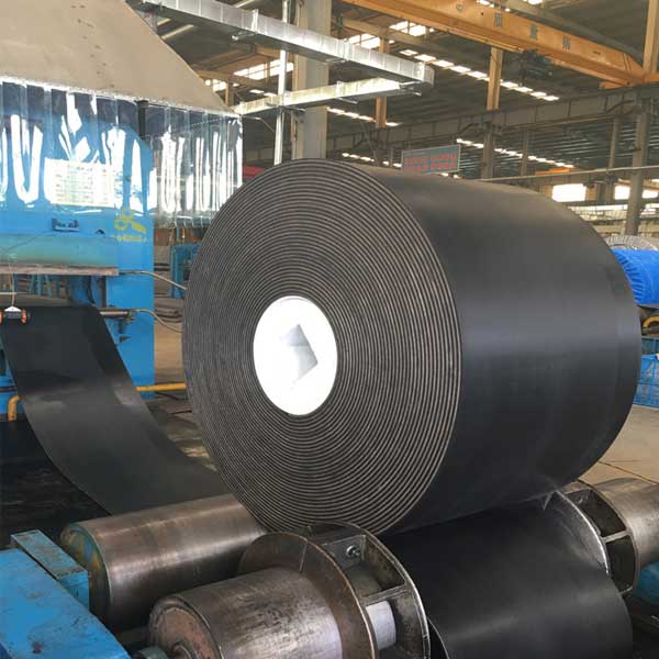 Round rubber conveyor belt