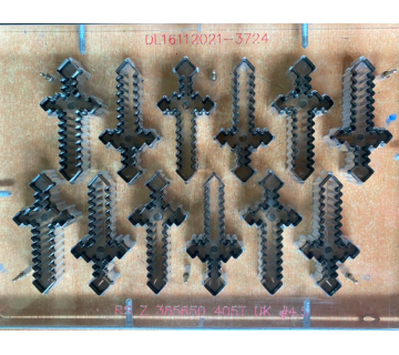Acrylic die cutting mold