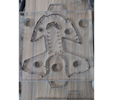 Acrylic die cutting mold