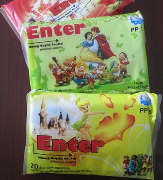 Enter paper