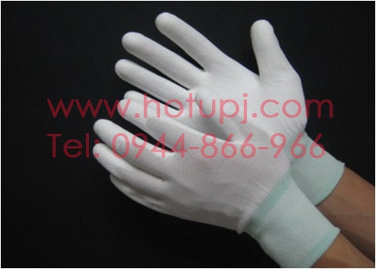 Cleanroom PU coated gloves