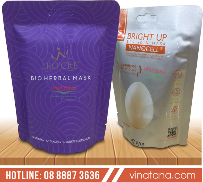 Laminated film bags for face mask