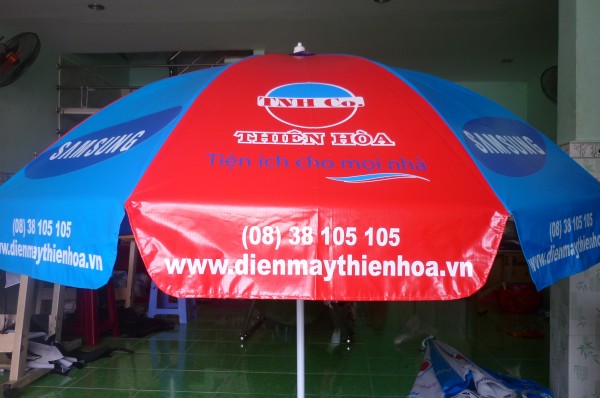 Advertising umbrella
