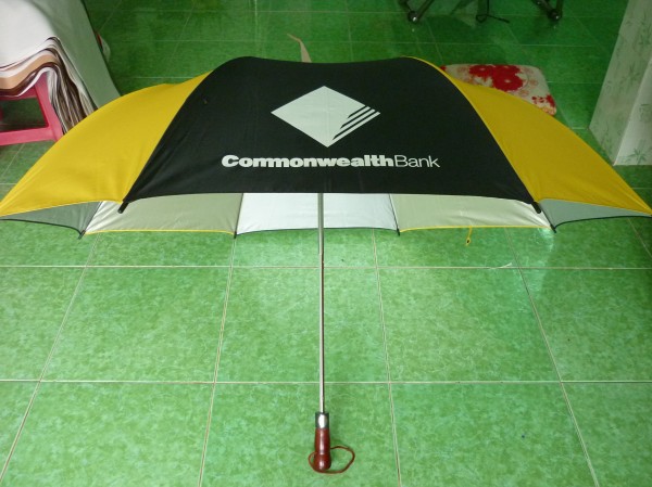 Folded umbrella