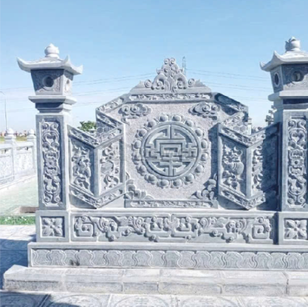 Stone mausoleums