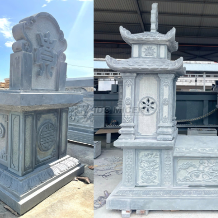 Stone mausoleums