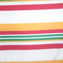 Striped spandex fabric
