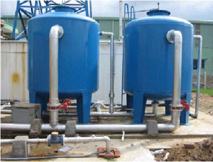 Pressure filtration tank