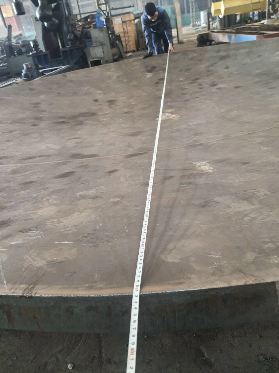 5100mm diameter pans with 65mm thickness