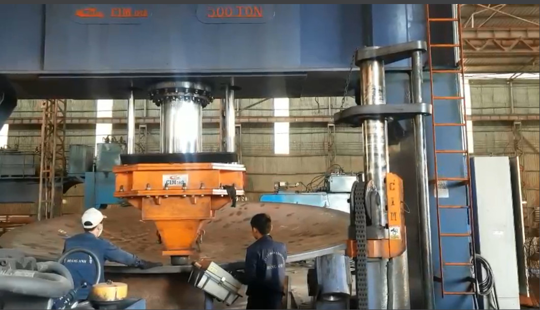 5100mm diameter pans with 65mm thickness
