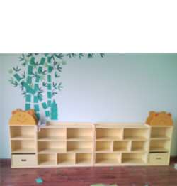 Classroom shelves