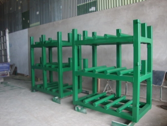 Press mold shelves
