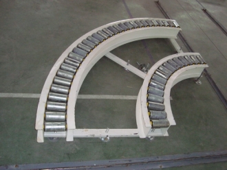 Redirection roller frame