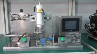 Printer axis glue applicator