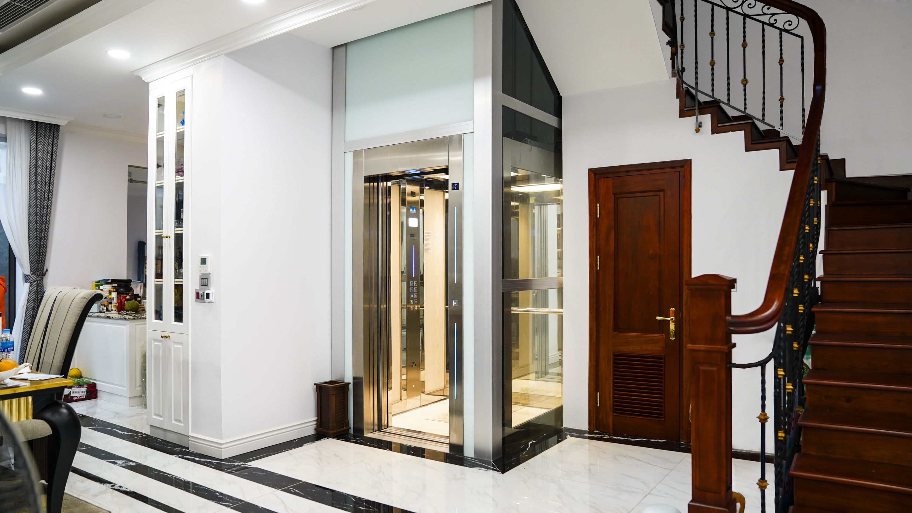Installing elevator at Ciputra