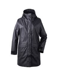 Black raincoat