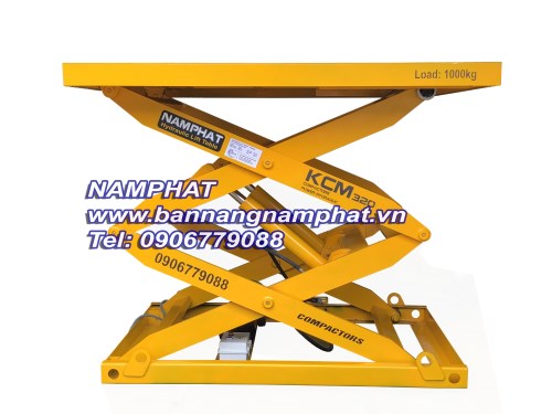 Hydraulic lift table