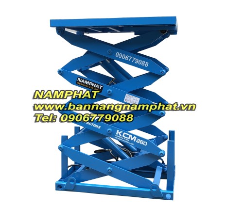 Hydraulic lift table