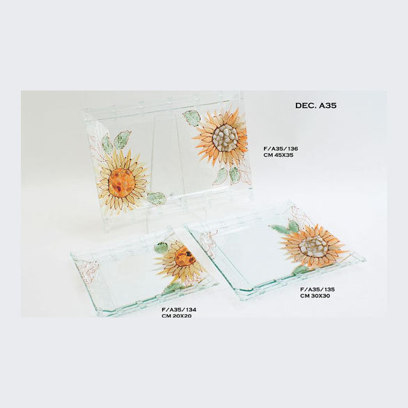 Glass tray