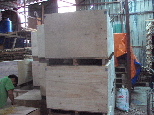 Wooden crate