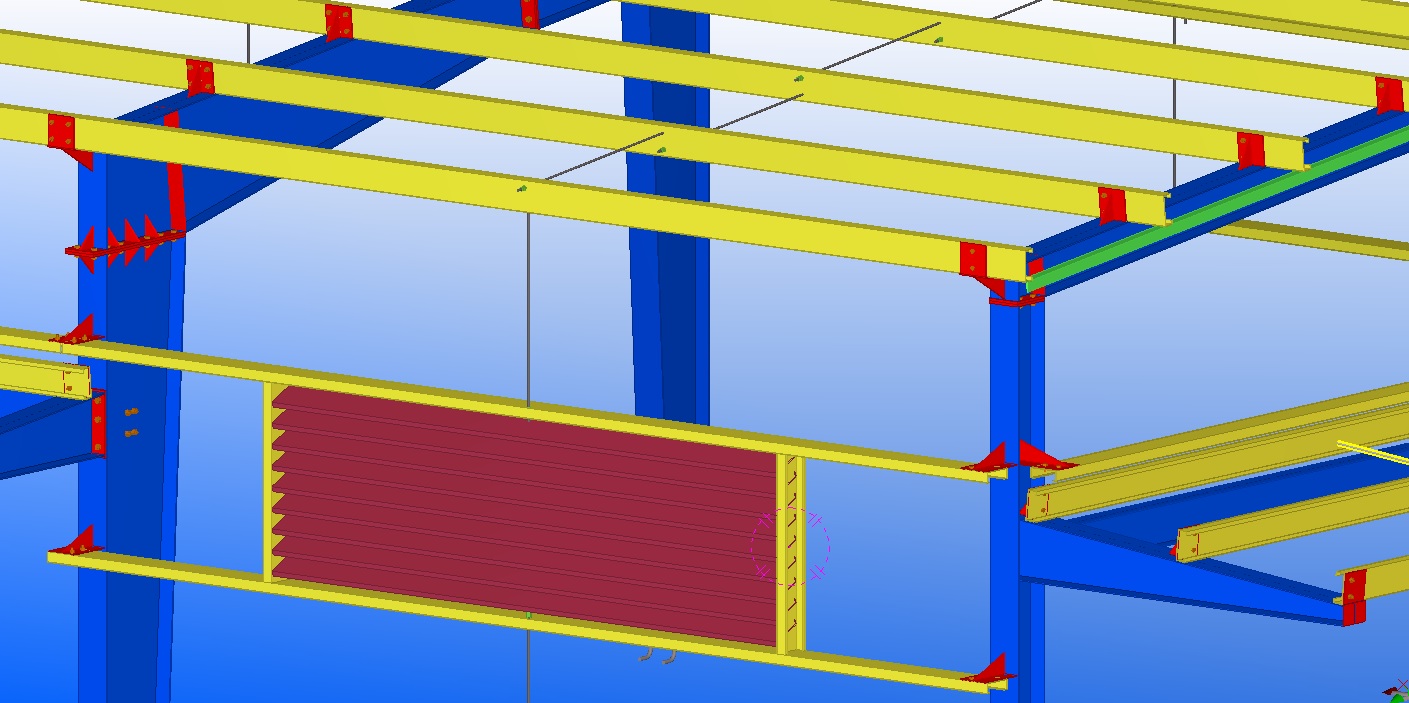 Steel frame house