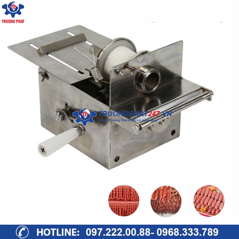 Sausage threading machine