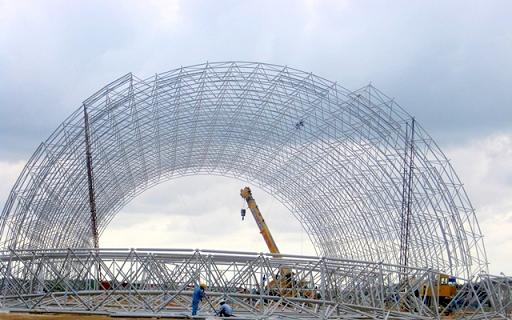 Curved structural steel
