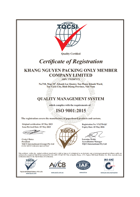 Certificates
