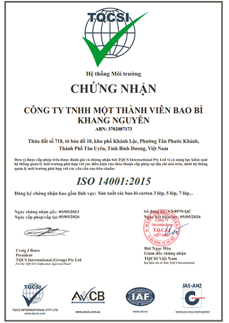 Certificates
