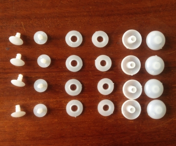 Plastic button