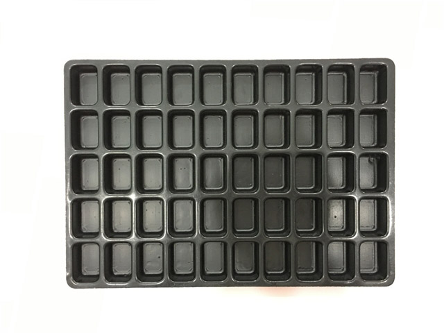 Vacuum formed plastic tray