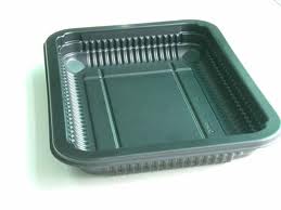 Plastic tray for confectionery industry