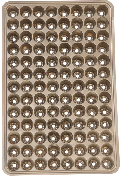 Plastic tray for agriculture