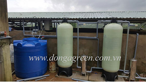 Acidified water