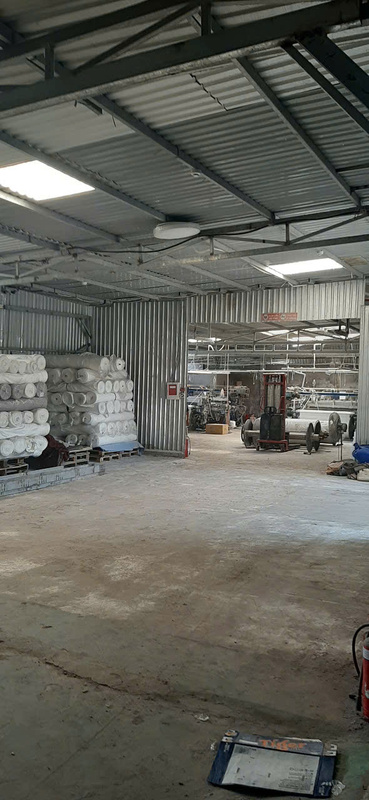 Warehouse and edge cutting processing images