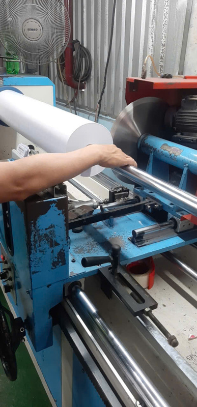 Warehouse and edge cutting processing images