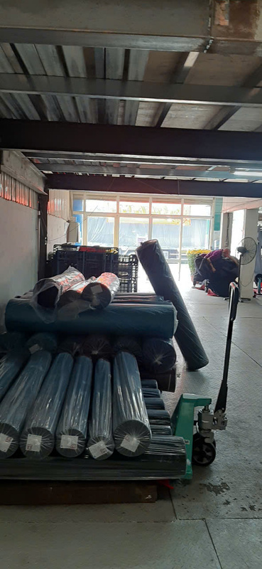 Warehouse and edge cutting processing images