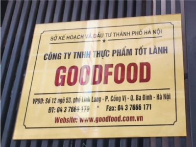 Acrylic signboard
