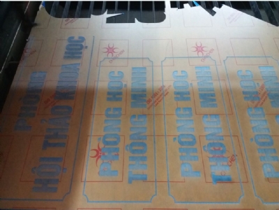 Laser engraving on acrylic