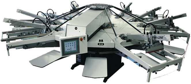 Printer machine for garment
