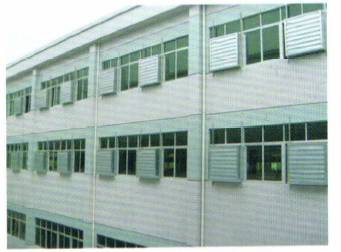 Cooling system with metal fans