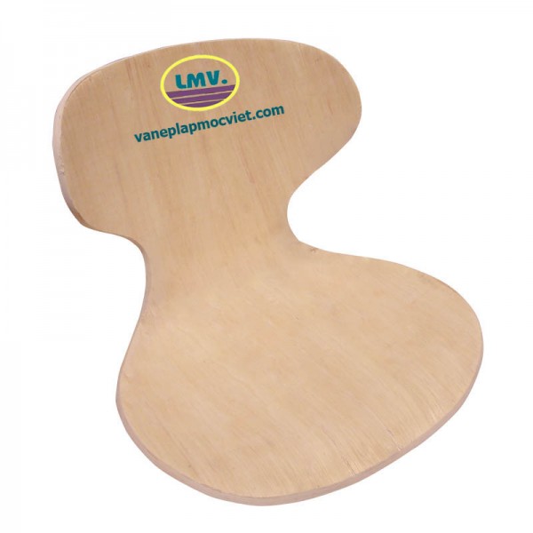 Upholstered plywood chair