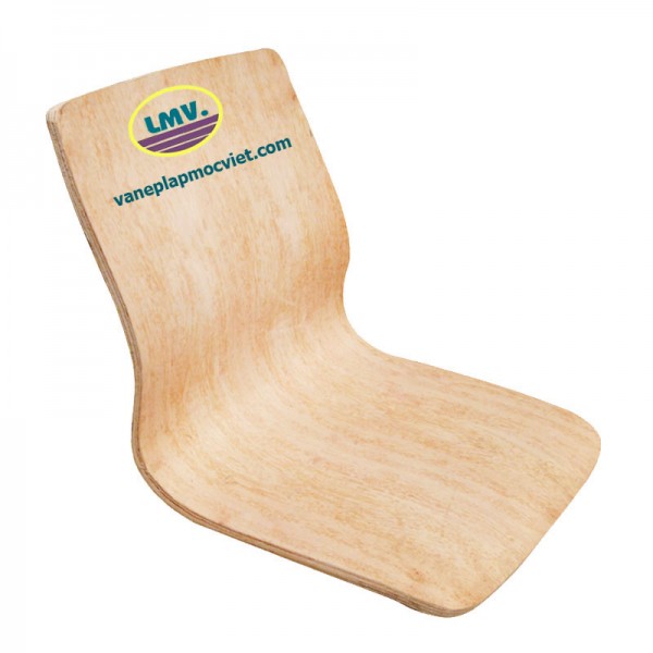 Upholstered plywood chair