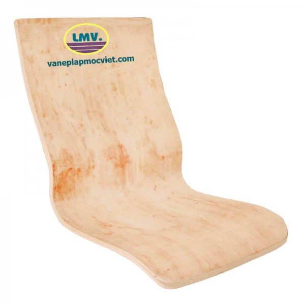 Upholstered plywood chair