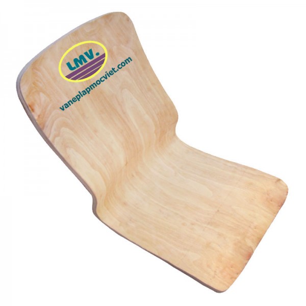 Upholstered plywood chair