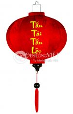 Embroidered festival lantern