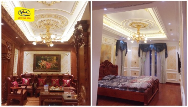 Gold Plated Bronze Chandeliers