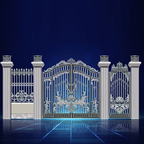 West Flower Imitation Stone Gate